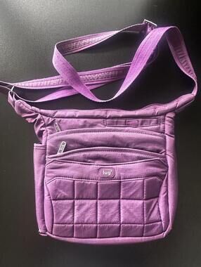 Lug Mini Flapper Women's Crossbody Bag in Plum